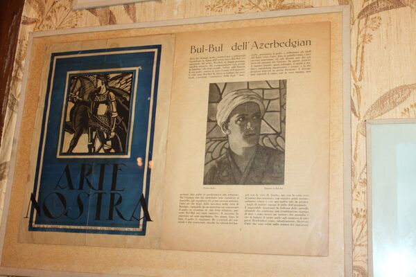 В 1931 году в итальянском журнале Arte Nostra была напечатана статья Bulbul dell Azerbedgian - Sputnik Азербайджан