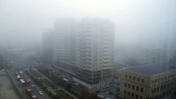 Туман в Баку. Архивное фото - Sputnik Azərbaycan