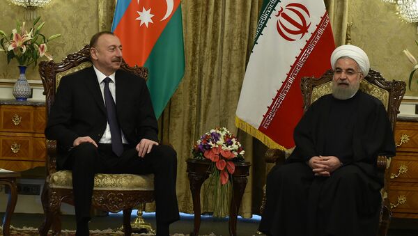 Встреча Президента Азербайджанской Республики Ильхама Алиева и Президента Исламской Республики Иран Хасана Роухани - Sputnik Azərbaycan