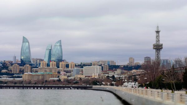 Вид на Баку со стороны приморского парка, архивное фото - Sputnik Азербайджан