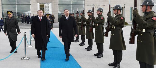 Визит Президента Азербайджана Ильхама Алиева в Турецкую Республику - Sputnik Азербайджан