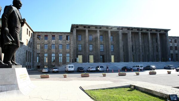 Здание парламента Турции в Анкаре - Sputnik Азербайджан