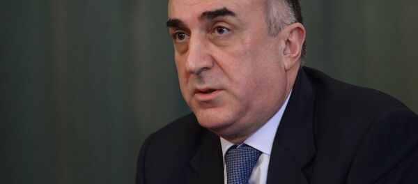 Министр иностранных дел Азербайджанской Республики Эльмар Мамедъяров - Sputnik Азербайджан