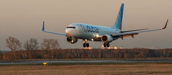 Самолет авиакомпании Flydubai. Архивное фото - Sputnik Азербайджан