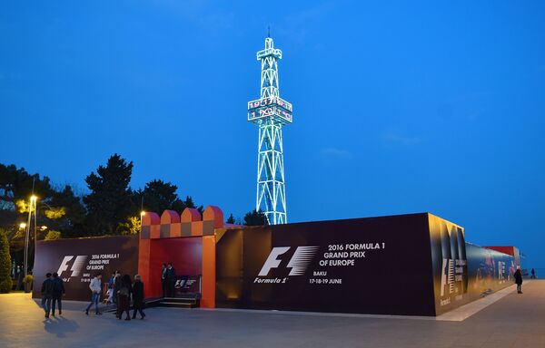 Фан-зона Формулы-1 в Баку - Sputnik Азербайджан