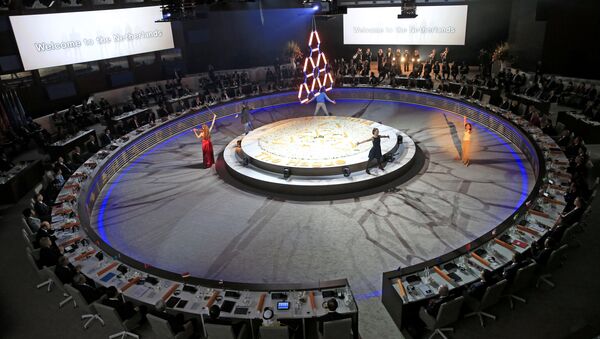 Мировые лидеры, министры и главы международных организаций на открытии сессии Саммита по ядерной безопасности. Архивное фото - Sputnik Азербайджан