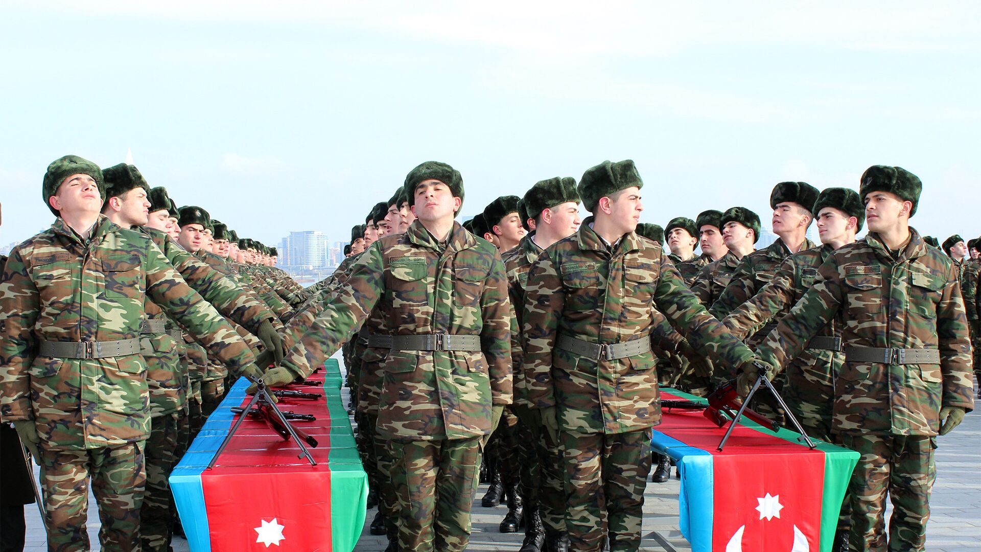 Церемония принесения военной присяги солдатов азербайджанской армии, фото из архива - Sputnik Azərbaycan, 1920, 25.06.2022
