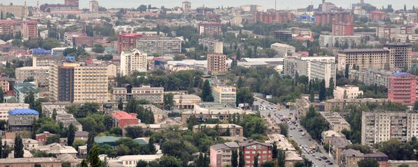 Вид на дагестанский город Махачкала - Sputnik Азербайджан