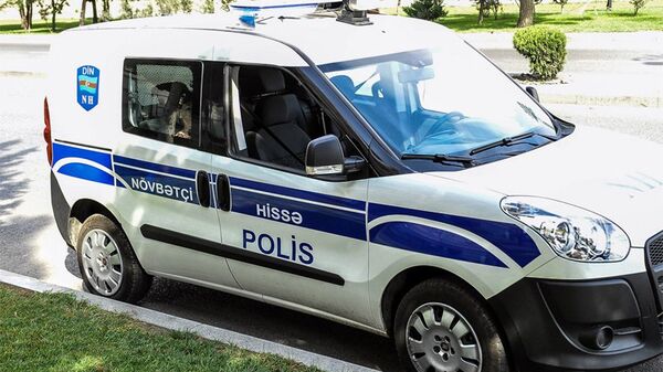 Автомобиль дежурной части полиции в Баку. Архивное фото - Sputnik Azərbaycan