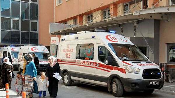 Карета скорой помощи в Турции, Архивное фото - Sputnik Азербайджан