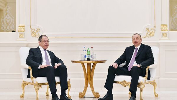 Встреча Президента Ильхама Алиева и главы МИД РФ Сергея Лаврова - Sputnik Азербайджан