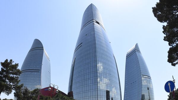 Башни Flame Towers в Баку. Архивное фото - Sputnik Азербайджан