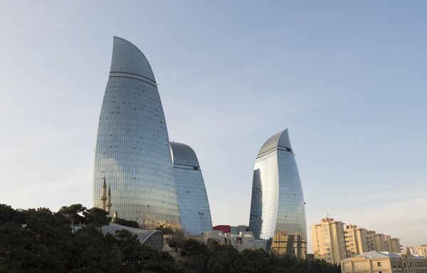 Flame Towers, Fairmont Baku Flame Towers, Fairmont Baku - Sputnik Азербайджан