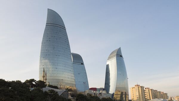 Flame Towers, отель Fairmont Baku - Sputnik Азербайджан