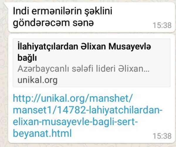 Əlixan Musayevdən ilahiyyatçı Əkrəm Həsənovun ünvanına hədə Əlixan Musayevdən ilahiyyatçı Əkrəm Həsənovun ünvanına hədə - Sputnik Azərbaycan