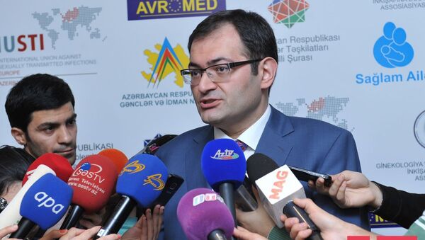 Заместитель министра молодежи и спорта Интигам Бабаев - Sputnik Азербайджан