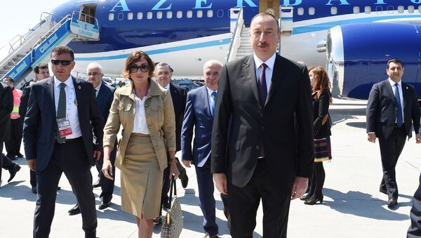 Визит Ильхама Алиева и Мехрибан Алиевой в Турцию - Sputnik Азербайджан