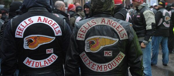 Байкеры из группировки Hells Angels. Архивное фото - Sputnik Азербайджан