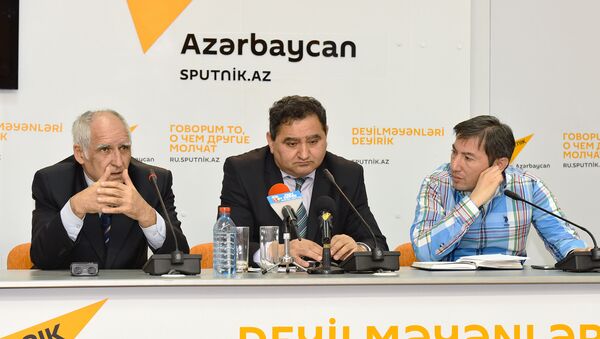 Пресс-конференция на тему Ликвидация Государственной комиссии по приему студентов (ГКПС) и решение проблем образования в стране - Sputnik Азербайджан