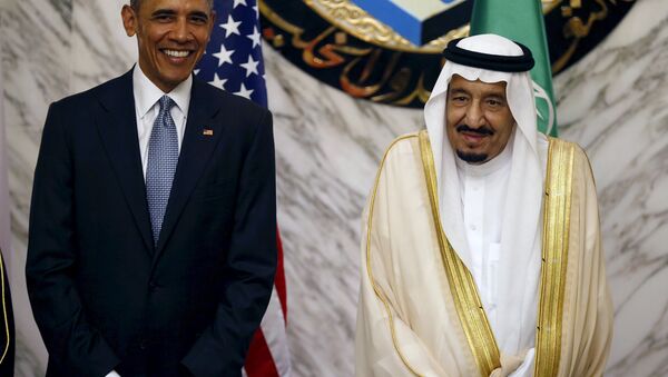 Президент США Барак Обама  королем Саудовской Аравии Салманом - Sputnik Азербайджан