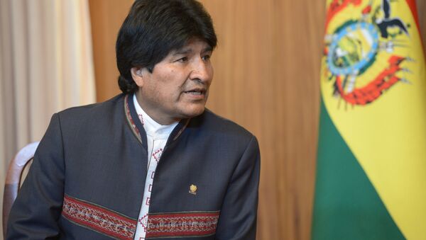 Президент Многонационального Государства Боливия Эво Моралес - Sputnik Азербайджан