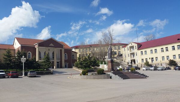 Центральная площадь города Дашкесан - Sputnik Азербайджан