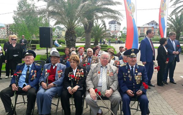 Участники церемонии открытия – ветераны ВОВ - Sputnik Азербайджан