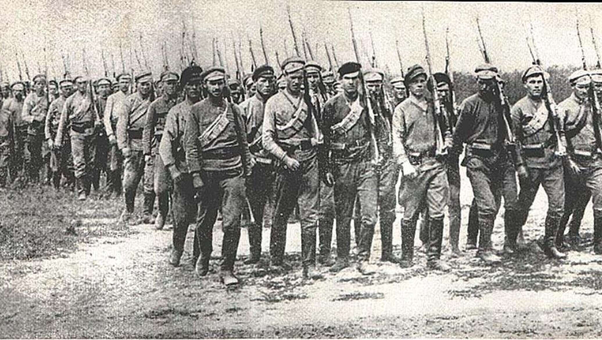 Отряд бойцы красной армии 1918