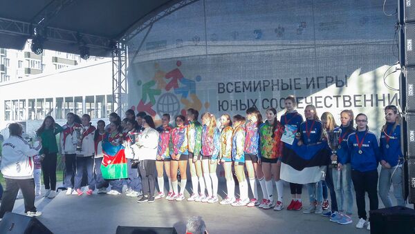 Церемония закрытия Всемирных игр юных соотечественников в Сочи - Sputnik Азербайджан
