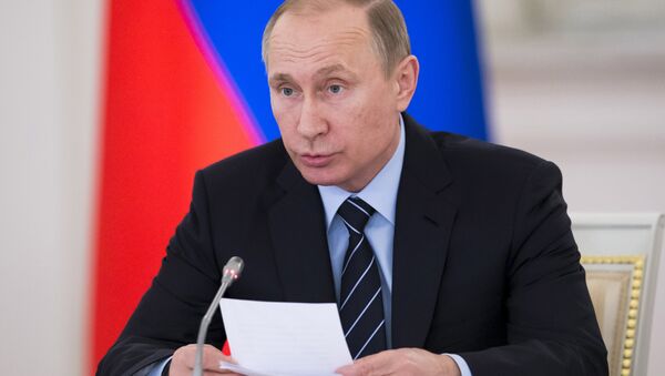 Президент Российской Федерации Владимир Путин. Архивное фото - Sputnik Азербайджан