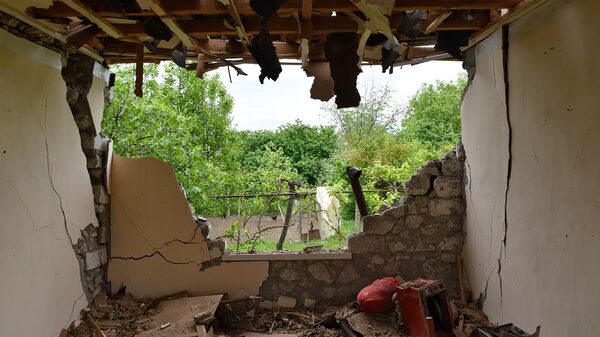 Разрушенные дома Агдамского района - Sputnik Azərbaycan