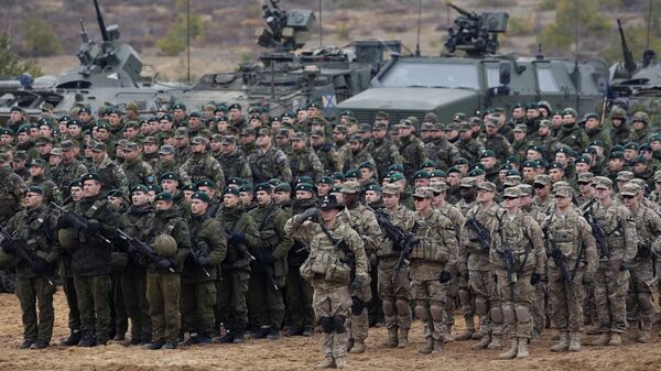 Совместные учения батальона НАТО и литовской армии. Архивное фото - Sputnik Азербайджан