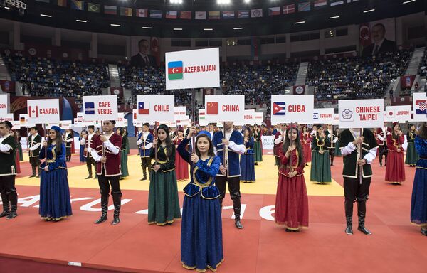 Открытие турнира по дзюдо Большой шлем в Баку - Sputnik Азербайджан