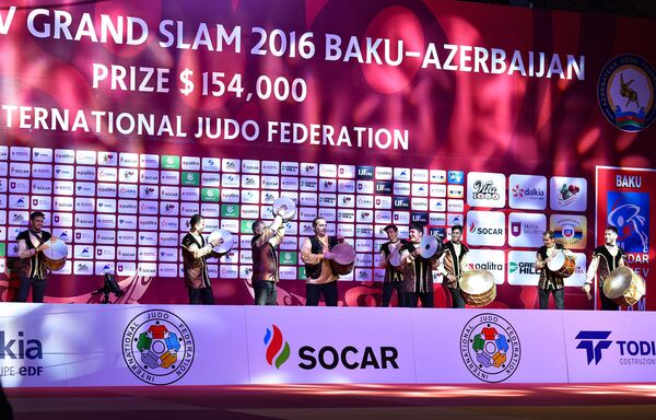 Открытие турнира по дзюдо Большой шлем в Баку - Sputnik Азербайджан