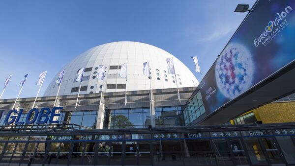 Эрикссон-Глоб арена в столице Евровидения-2016 Стокгольме, Швеция - Sputnik Азербайджан