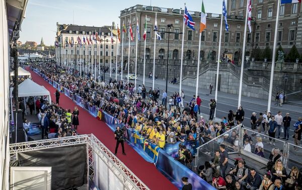В Стокгольме состоялось официальное открытие песенного конкурса Евровидение-2016 - Sputnik Азербайджан