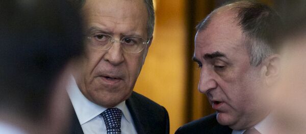Министр иностранных дел АР Эльмар Мамедъяров и министр иностранных дел РФ Сергей Лавров - Sputnik Азербайджан