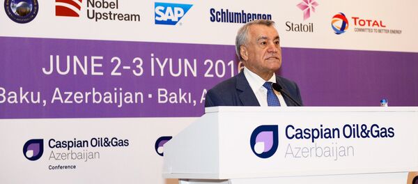 Выступление министра энергетики Натига Алиева в конференции Caspian Oil&Gas-2016 в Баку - Sputnik Азербайджан