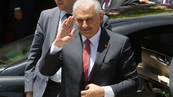 Премьер-министр Турции Бинали Йылдырым - Sputnik Азербайджан