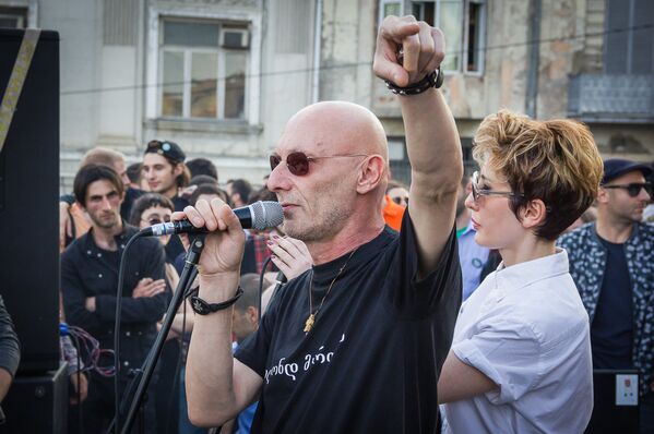 Музыкант Роби Кухианидзе, лидер группы Outsider - Sputnik Азербайджан
