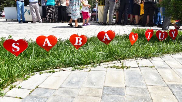 Татарский праздник Сабантуй 2016 в Баку - Sputnik Азербайджан