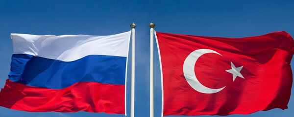 Флаг России и Турции Флаг России и Турции - Sputnik Азербайджан