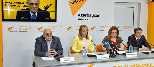 Видеомост Баку-Минск Видеомост Баку-Минск - Sputnik Азербайджан