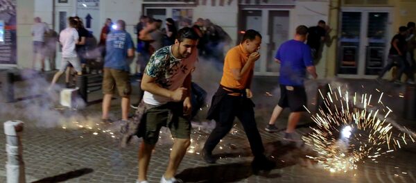 Ночные беспорядки в Марселе, фото из архива - Sputnik Азербайджан