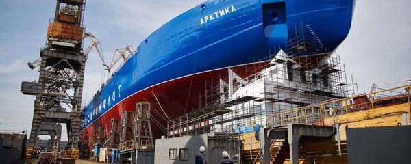 Головной атомный ледокол Арктика - Sputnik Азербайджан