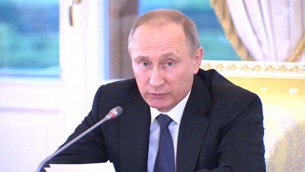 Rusiya Federasiyasının prezidenti Vladimir Putin - Sputnik Azərbaycan