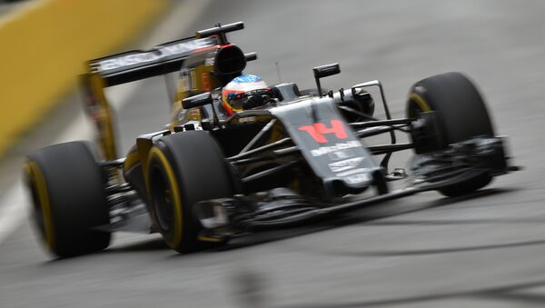 McLaren Honda F1 komandasının ispan pilotu Fernando Alonso - Sputnik Azərbaycan