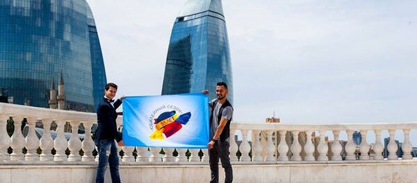 Мероприятия в рамках Эстафеты юбилейного флага КВН-55 завершились в Баку - Sputnik Азербайджан