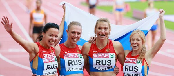 Российская сборная, завоевавшая бронзовую медаль на чемпионате Европы - Sputnik Азербайджан