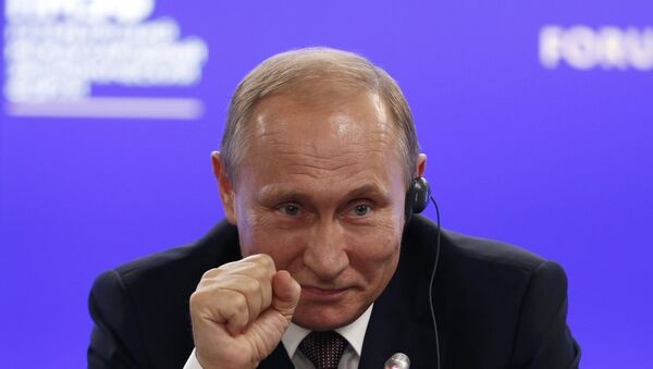 Владимир Путин, президент России - Sputnik Azərbaycan
